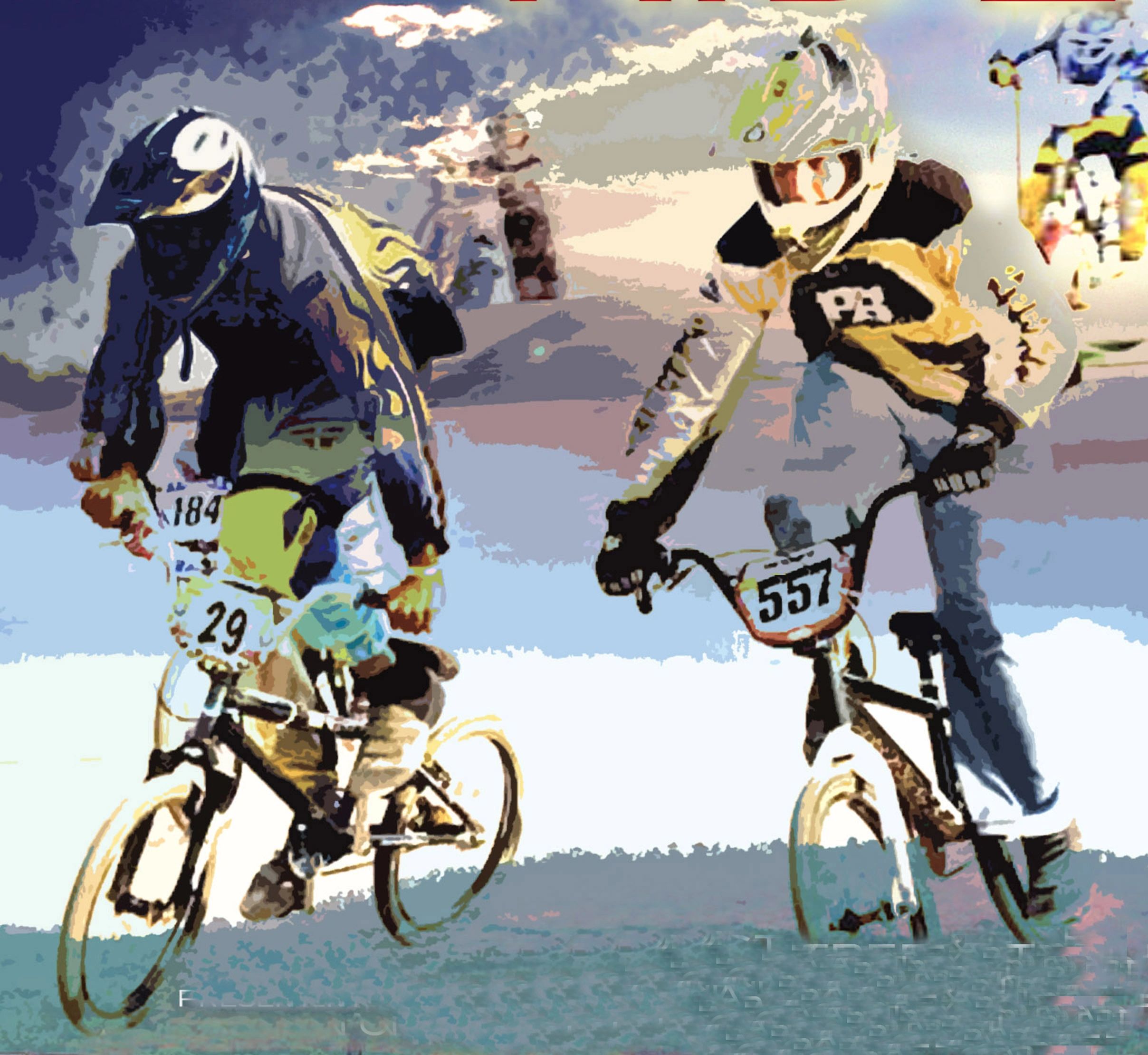 BMX race poster — The Last Ride